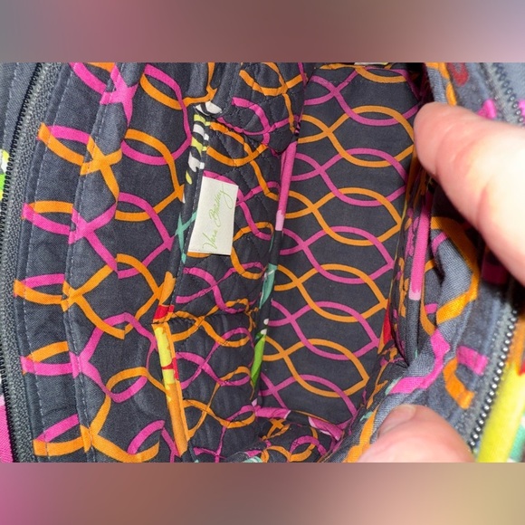 Vera Bradley Mandy Tote Bag in "Jazzy Blooms" Pattern - Picture 8 of 16
